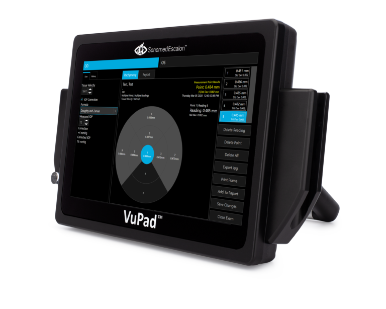 VuPad - Sonomed Escalon Ophthalmic Ultrasound - Birmingham Optical