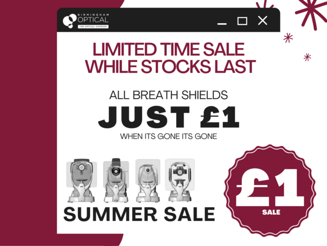 NEWS Breath shield sale £1